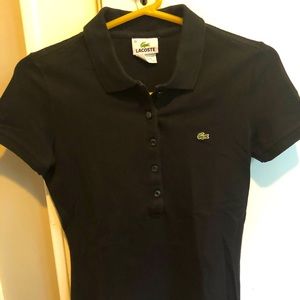 Lacoste size 2 black 5-button
